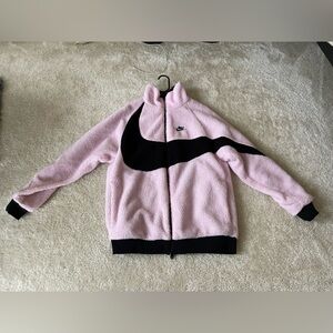 Nike Swoosh Jacket. (Pink) Size M
